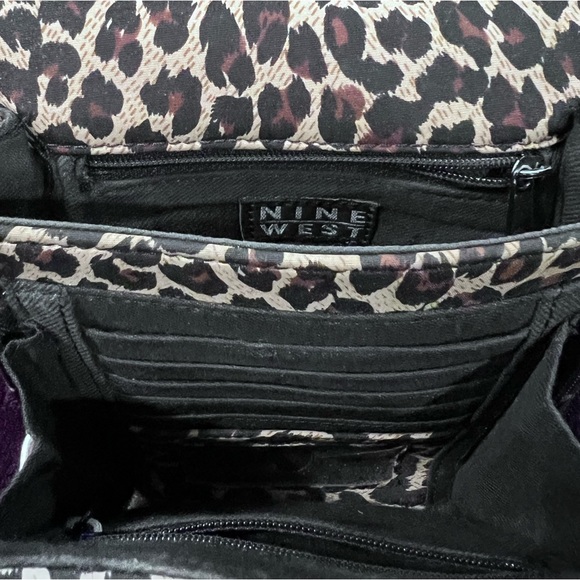 Nine West Cheetah Print Cross Body Bag. NWOT. - Picture 5 of 5